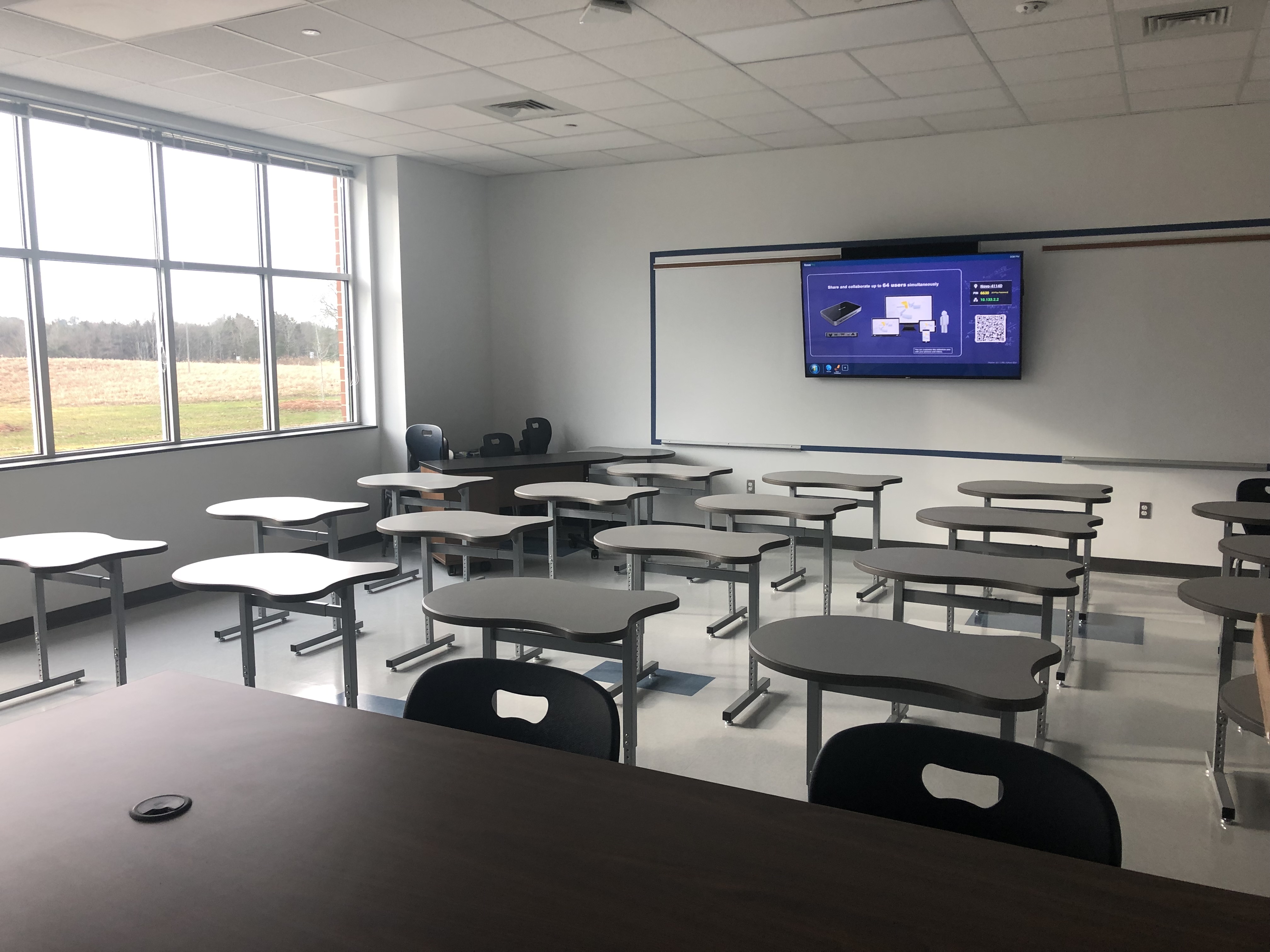 Classroom area of the Performance Learning Center